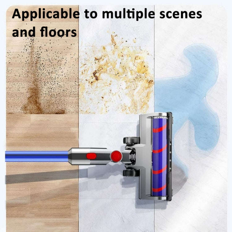 For Dyson V6 Vacuum Cleaner Soft Velvet Floor Brush Head with LED Lighting Independent Motor