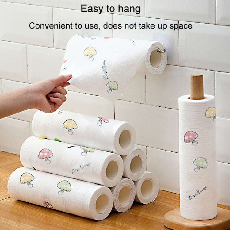 40pcs /Roll Thickened Disposable Dishwashing Cloth Rag Wet And Dry Oil-absorbing Kitchen Paper