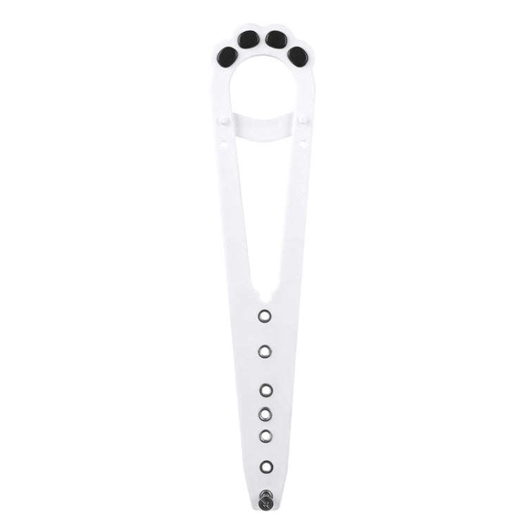 31 x 7cm Pet Entry And Exit Fence Cats And Dogs No-Punch Fixed Bracket Latch(White)