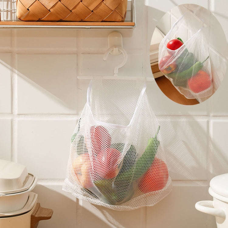 Wall Hanging Storage Bag Drying Underwear Mesh Pocket Cosmetic Storage Hanging Bag, Model: With Lace