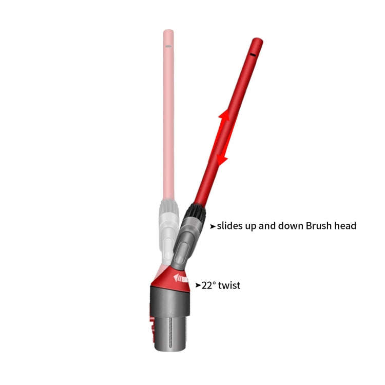 For Dyson V7 V8 V10 V11 V12 V15 Vacuum Cleaner Ultra-narrow Crevice Brush Tool