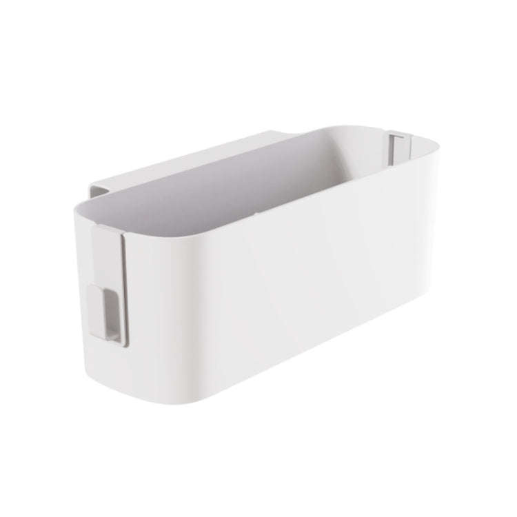 Dormitory Storage Hanging Basket Bedside Hanging Shelf Desktop Storage Box(White)