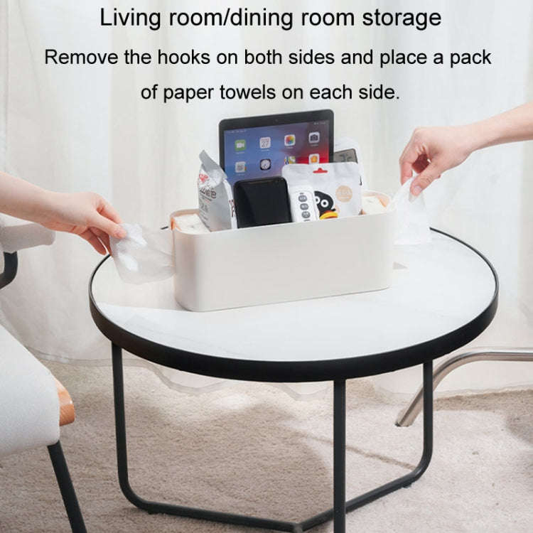 Dormitory Storage Hanging Basket Bedside Hanging Shelf Desktop Storage Box(Green)