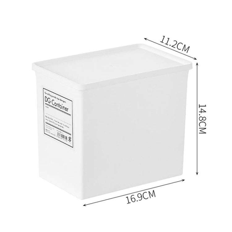 Household Laundry Detergent Storage Box Small Things Storage Organizer With Dust Cover, Specifica...