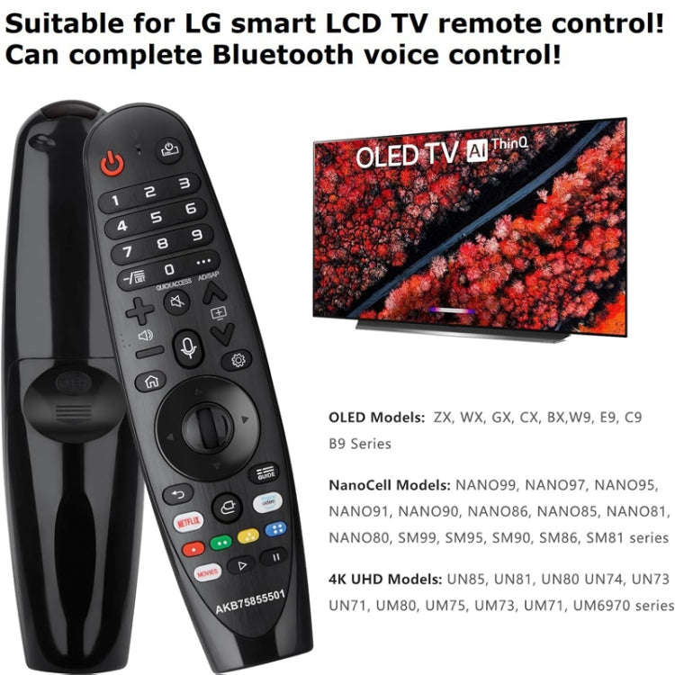 For LG TV Bluetooth Handheld Infrared Voice Multi-Function Remote Control(AKB75855501)