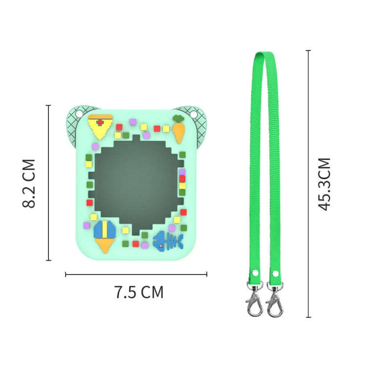 For Bitzee Electronic Pet Machine Silicone Protective Case(Blue)