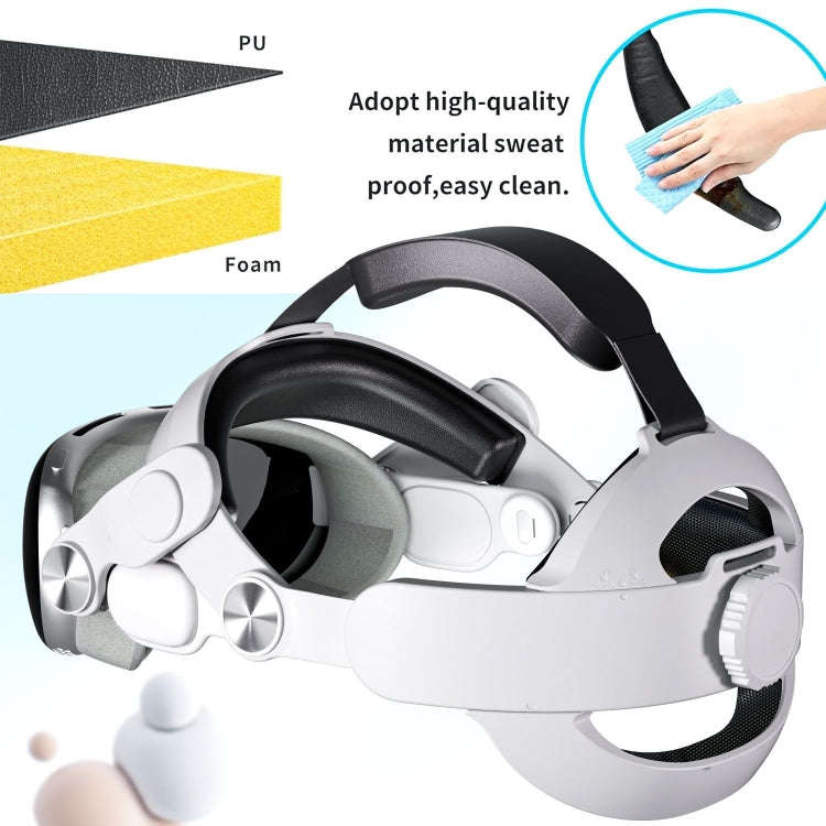 For Apple Vision Pro VR Headset Replaceable Elite Strap Comfort Adjustable Headband