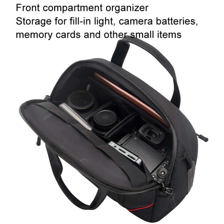 Cwatcun D109 Portable Casual Waterproof Multi-Function Camera Storage Photography Bag, Color: Sma...