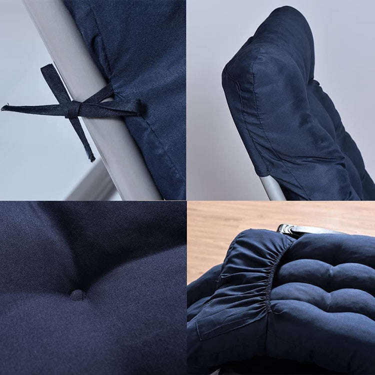 170x53x8cm Thickened Slip-on Home Recliner Cushion Garden Rocking Chair Cushion(Purple)