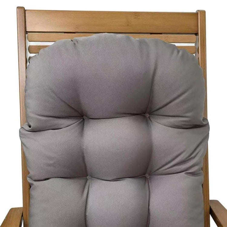 110x50cm Dome Waterproof Sun-proof Garden Folding High Back Chair Cushions, Color: Navy Blue