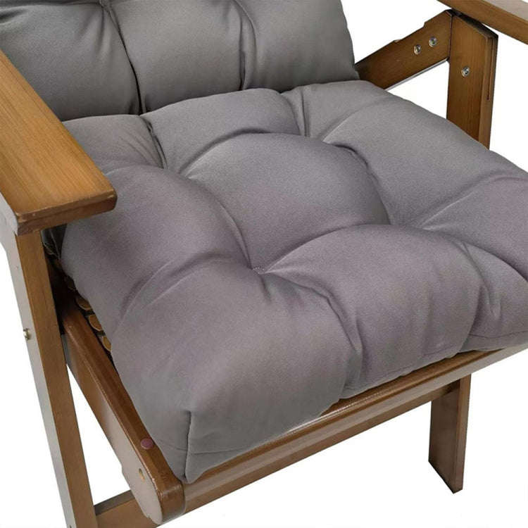 110x50cm Dome Waterproof Sun-proof Garden Folding High Back Chair Cushions, Color: Navy Blue
