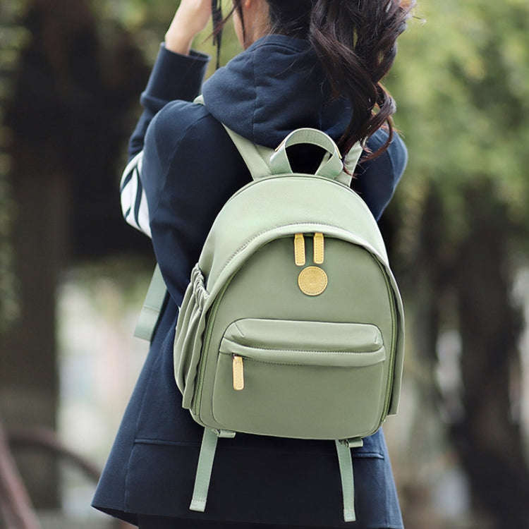 Cwatcun D125 Small Shoulder Camera Bag Casual Commuter DSLR Backpack(Green)