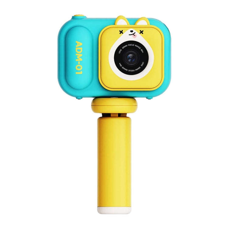 2.4 Inch IPS Screen 48MP Dual Lens Kids Digital Camera Mini Video Camera Without TF Card Blue Fox