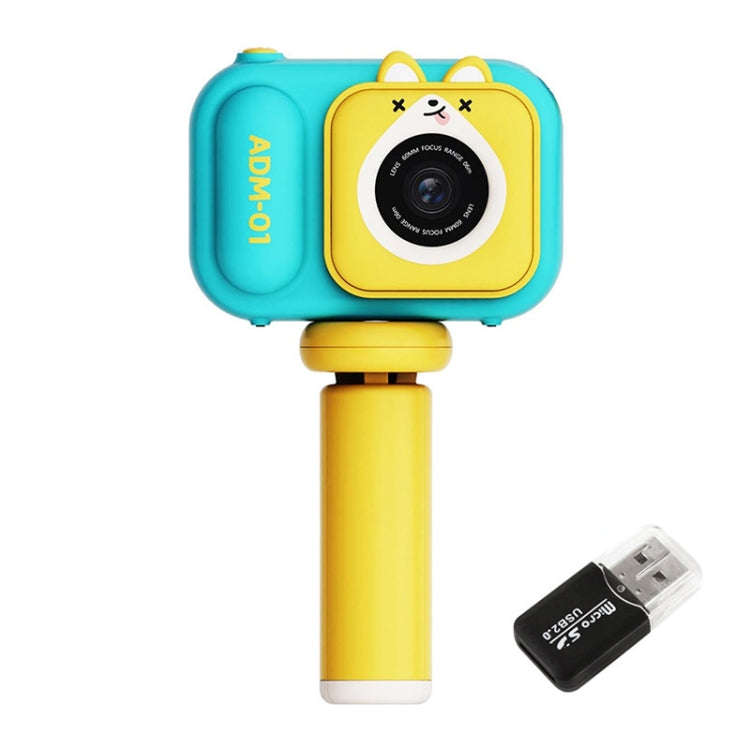 2.4 Inch IPS Screen 48MP Dual Lens Kids Digital Camera Mini Video Camera With 32G TF Card Blue Fox