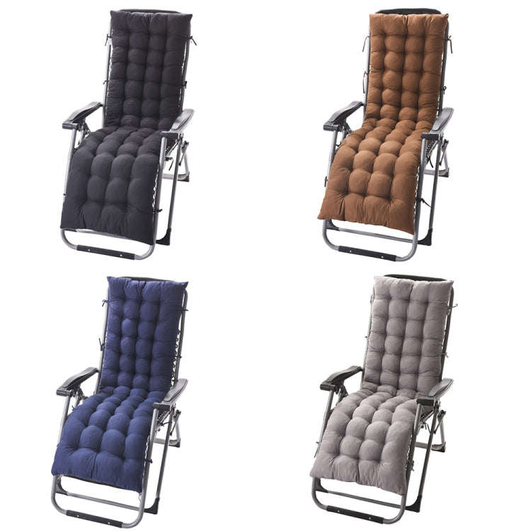 125x48x8cm Thickened Soft Home Recliner Cushions Garden Rocking Chair Cushions(Navy Blue)