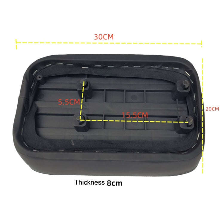 For SY K70 / A8 Electrical Motorcycle Seat Cushion Passenger Rear Seat Pad