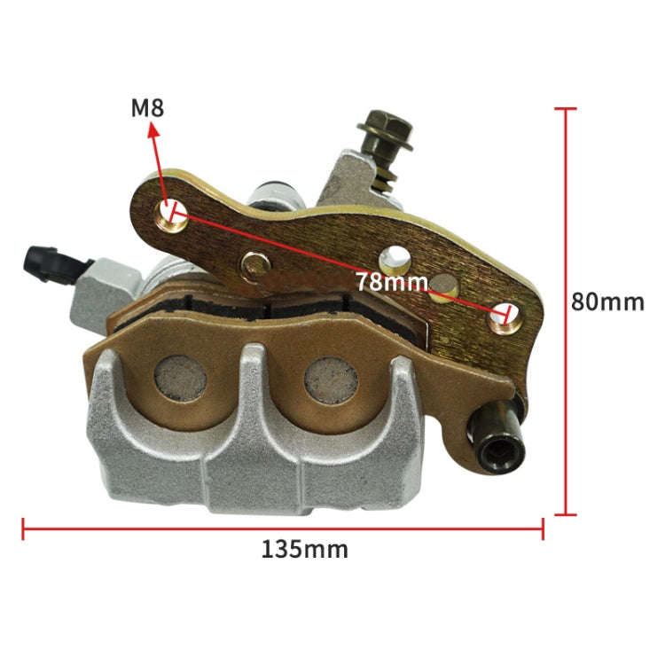 For Kawasaki Lower Pump Disc Brake Assembly(Left)