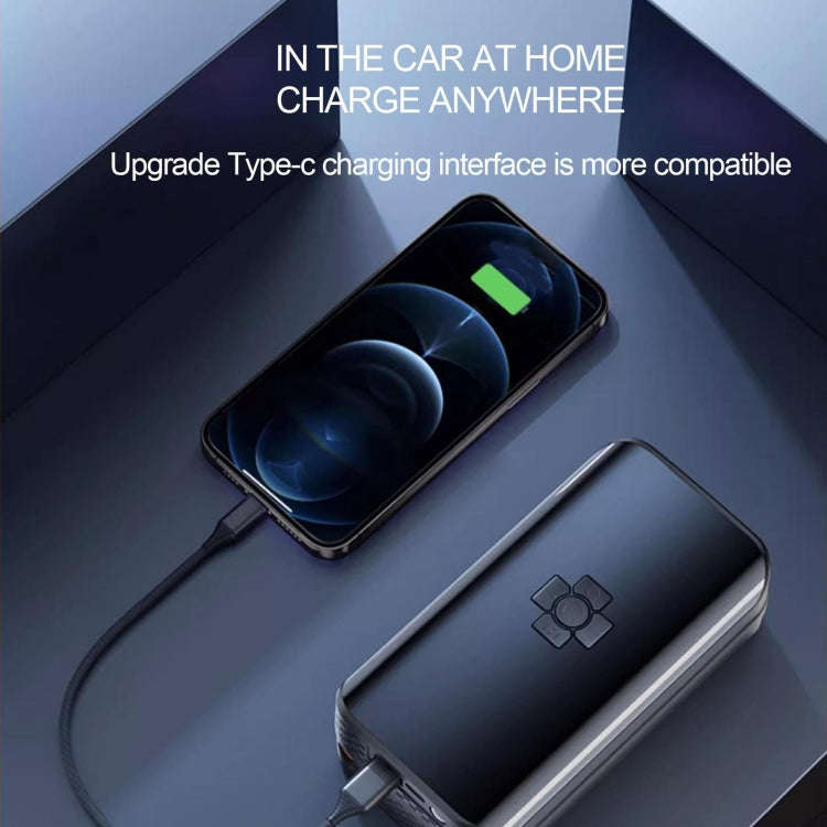 Car Inflatable Pump Portable Mini Car Tire High Power High Pressure Inflatable Pump, Specificatio...