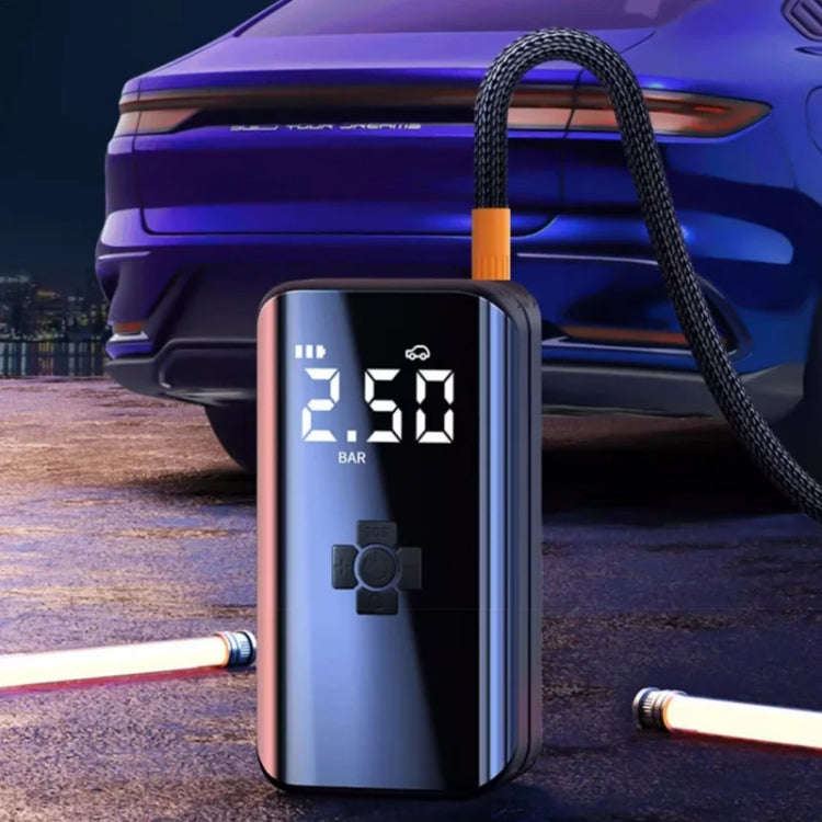 Car Inflatable Pump Portable Mini Car Tire High Power High Pressure Inflatable Pump, Specificatio...