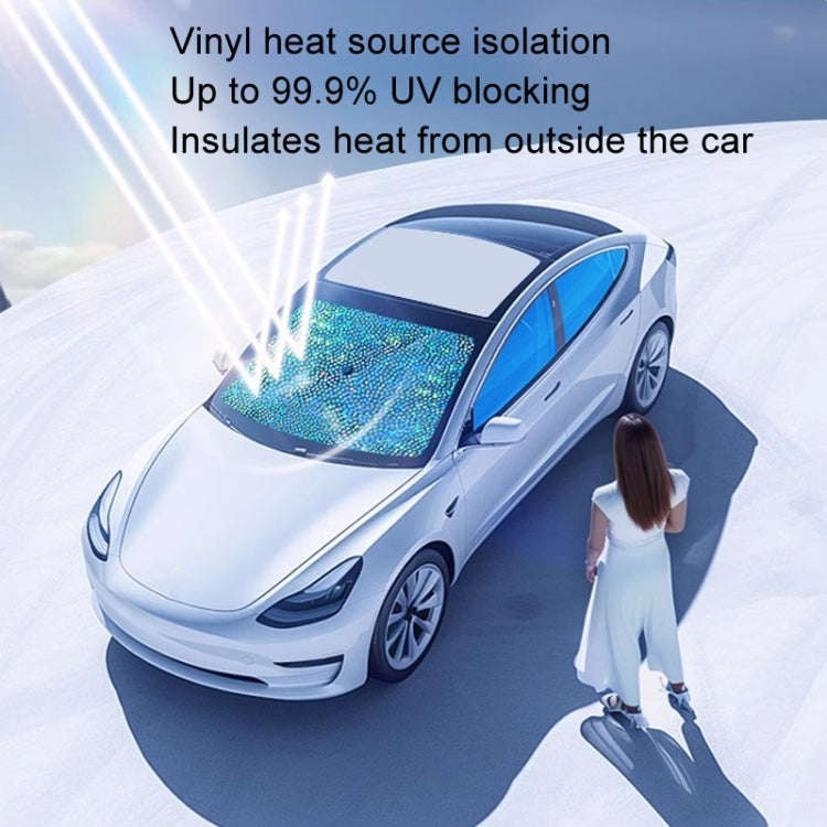 Car Sunshade Front Windshield Curtain Sunscreen Heat Insulation Car Window Front Windshield Cover...