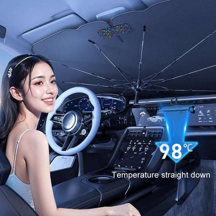 Car Sunshade Front Windshield Curtain Sunscreen Heat Insulation Car Window Front Windshield Cover...