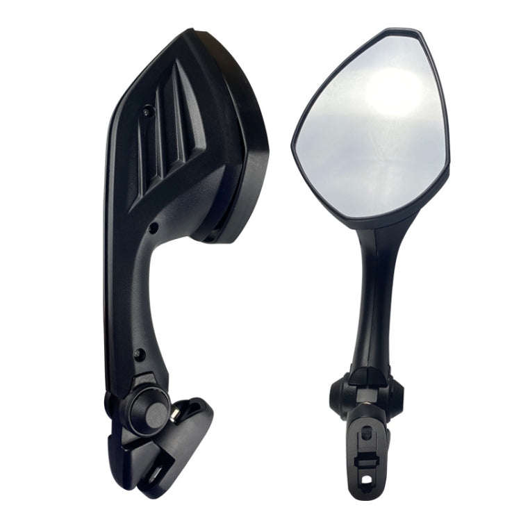 Motorcycle Modification Reversing Mirror Accessories For Kawasaki(Black)