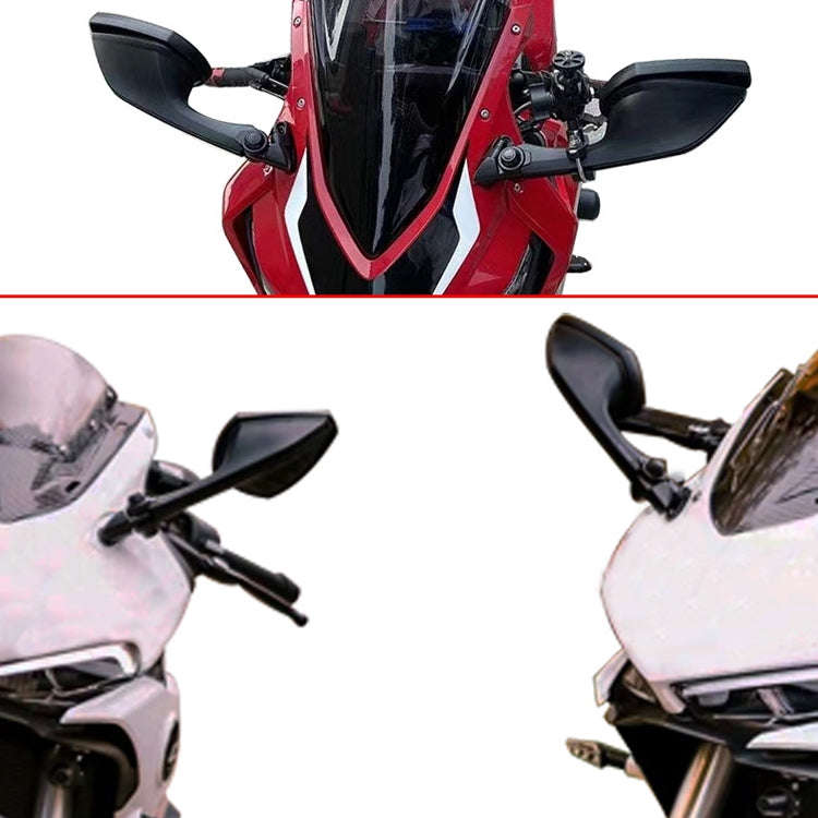 Motorcycle Modification Reversing Mirror Accessories For Kawasaki(Black)