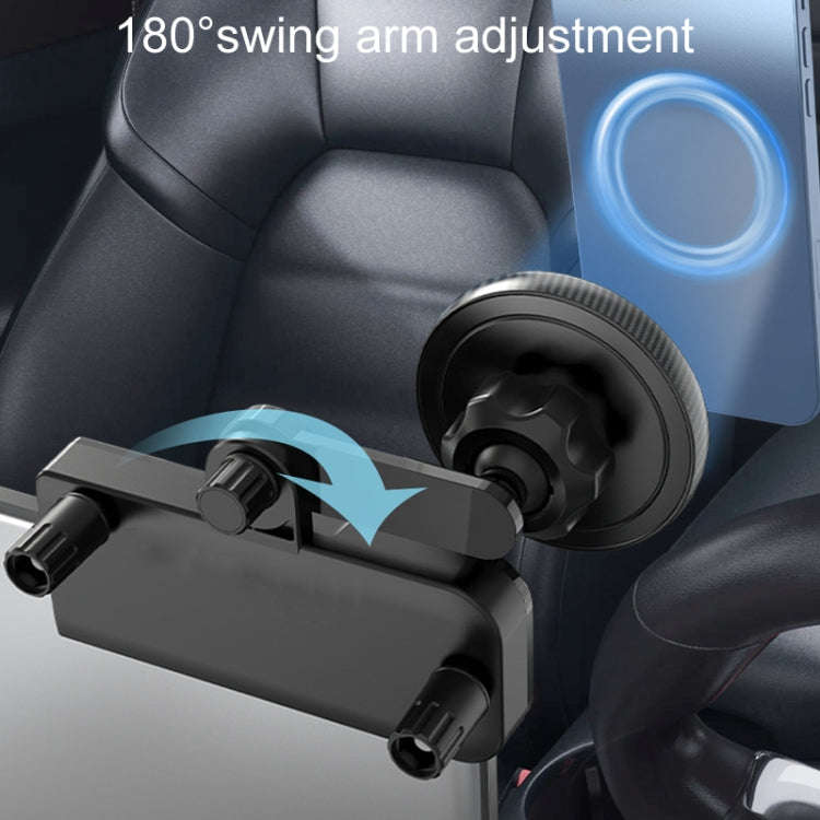 For Tesla Model 3/Y Car Magnetic Phone Holder Rotatable Car Navigation Mount, Style: Square