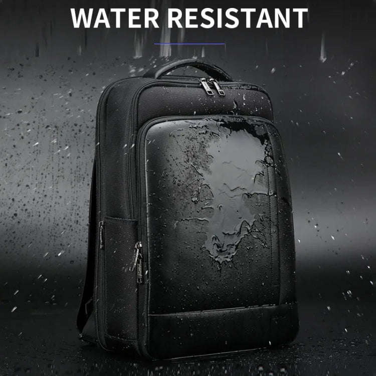 Bopai 61-51011 Large-Capacity Waterproof Business Laptop Backpack With USB+Type-C Port(Black)