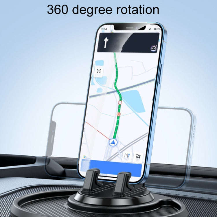 Car Dashboard Navigation Phone Holder Multifunctional Non-Slip Storage Bracket(Pink)