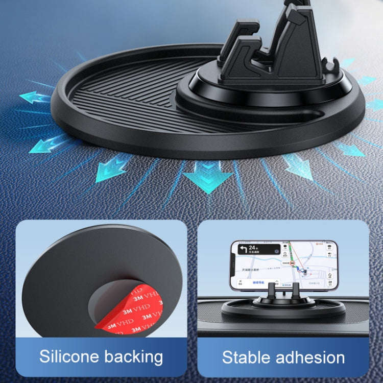 Car Dashboard Navigation Phone Holder Multifunctional Non-Slip Storage Bracket(Pink)