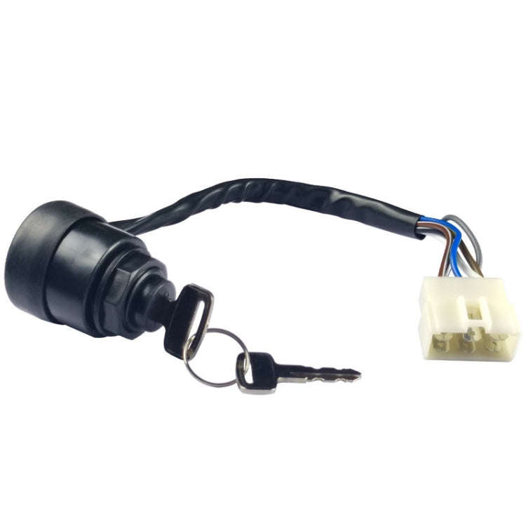 For Kawasaki ATV/UTV Starter Power Ignition Switch Key Lock(Black)