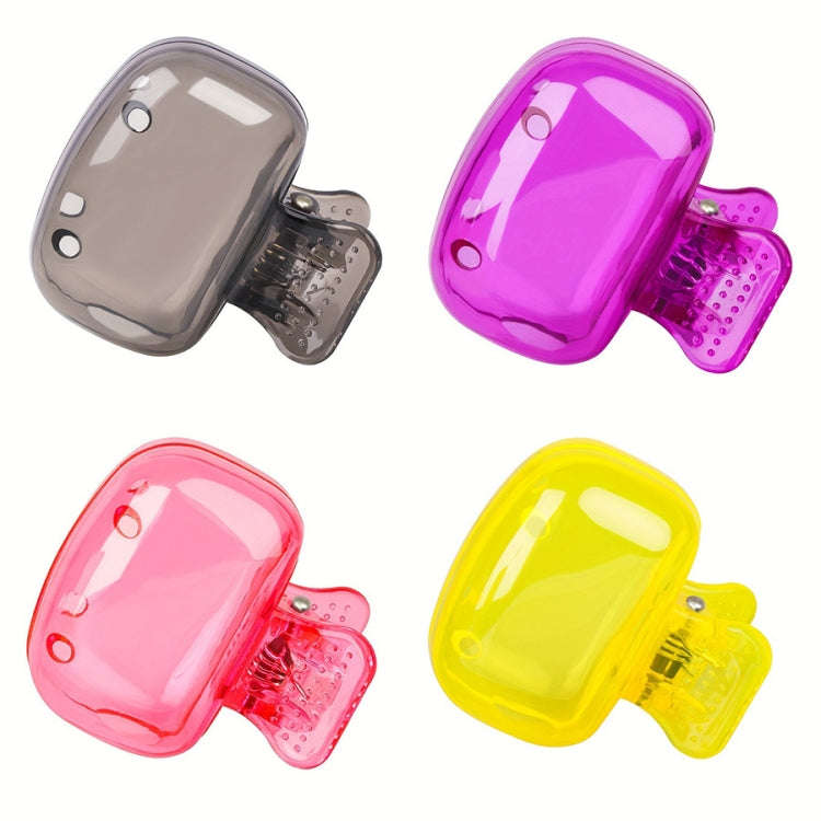 4pcs Toothbrush Storage Clip Toothbrush Protective Cap Portable Plastic Toothbrush Box(Color Rand...