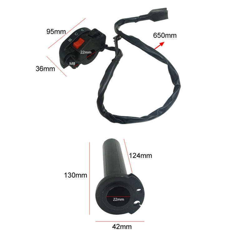 For Kawasaki Motorcycle Combination Handlebar Start Stop Switch