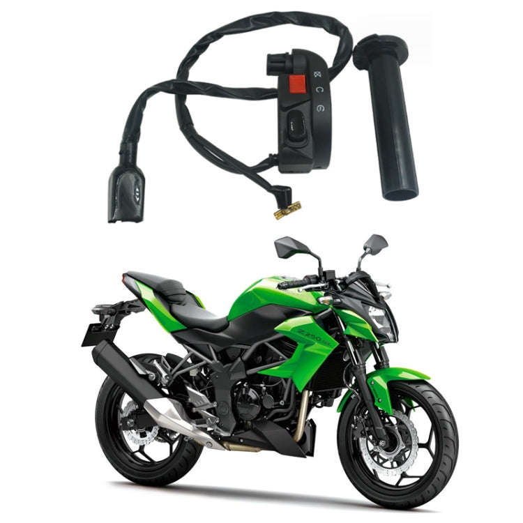 For Kawasaki Motorcycle Combination Handlebar Start Stop Switch