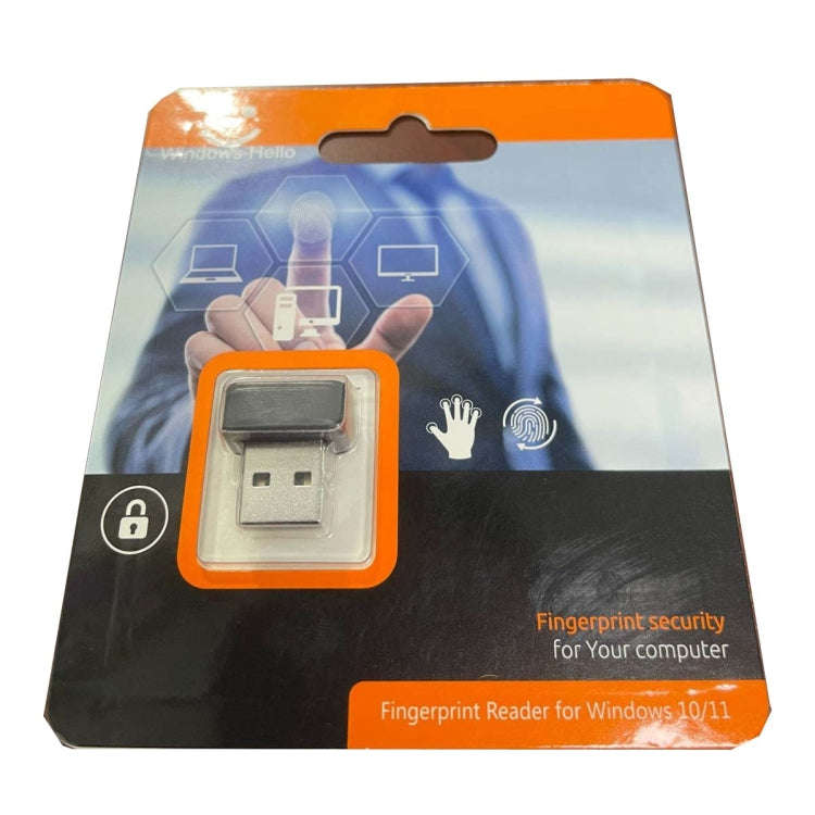 Windows Hello Fingerprint Reader Security Key for Windows 10 / 11(Silver)