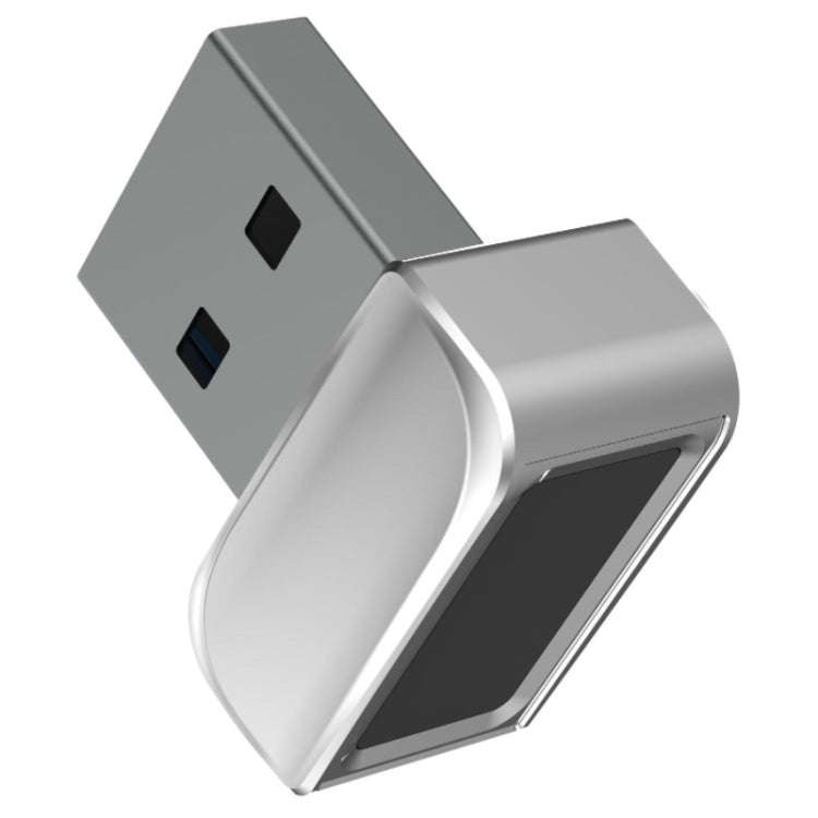 USB Fingerprint Reader Windows Hello Dongle Module for Windows 10 and Above Systems(Silver)