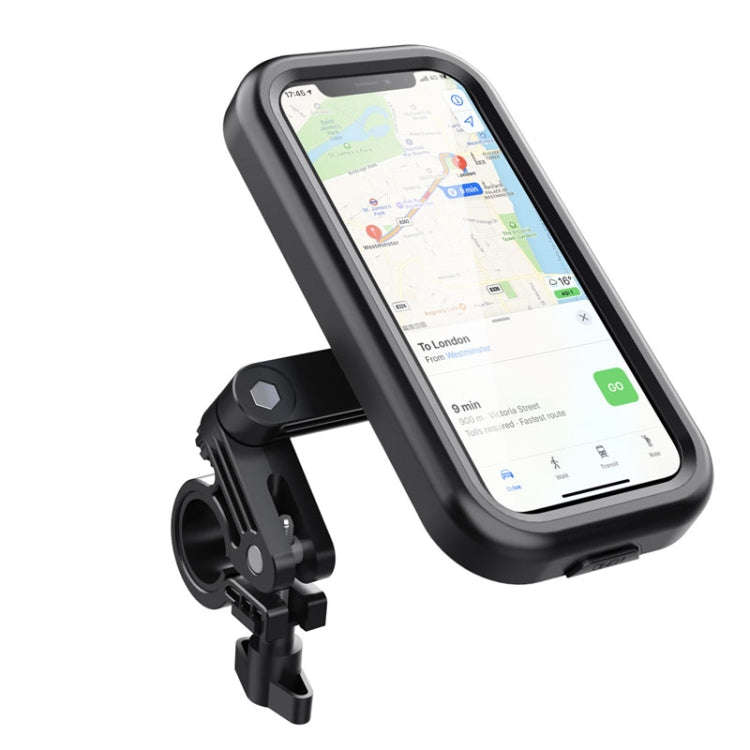 Waterproof Motorcycle Bicycle Cell Phone Holder 360 Rotating Riding Navigation Holder, Model: Han...