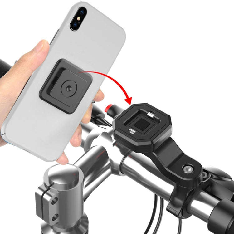 146A Bicycle Motorcycle Cell Phone Holder Rearview Mirror Handlebar Outdoor Riding Navigation Holder