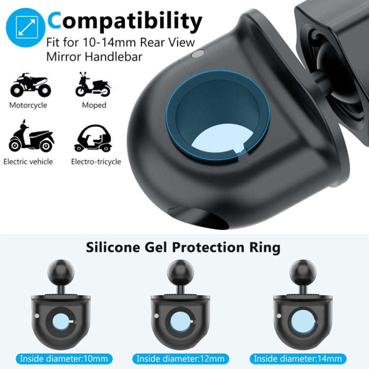 146A Bicycle Motorcycle Cell Phone Holder Rearview Mirror Handlebar Outdoor Riding Navigation Holder
