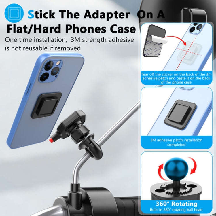 146A Bicycle Motorcycle Cell Phone Holder Rearview Mirror Handlebar Outdoor Riding Navigation Holder