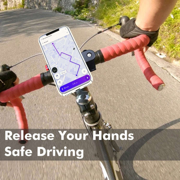 146A Bicycle Motorcycle Cell Phone Holder Rearview Mirror Handlebar Outdoor Riding Navigation Holder