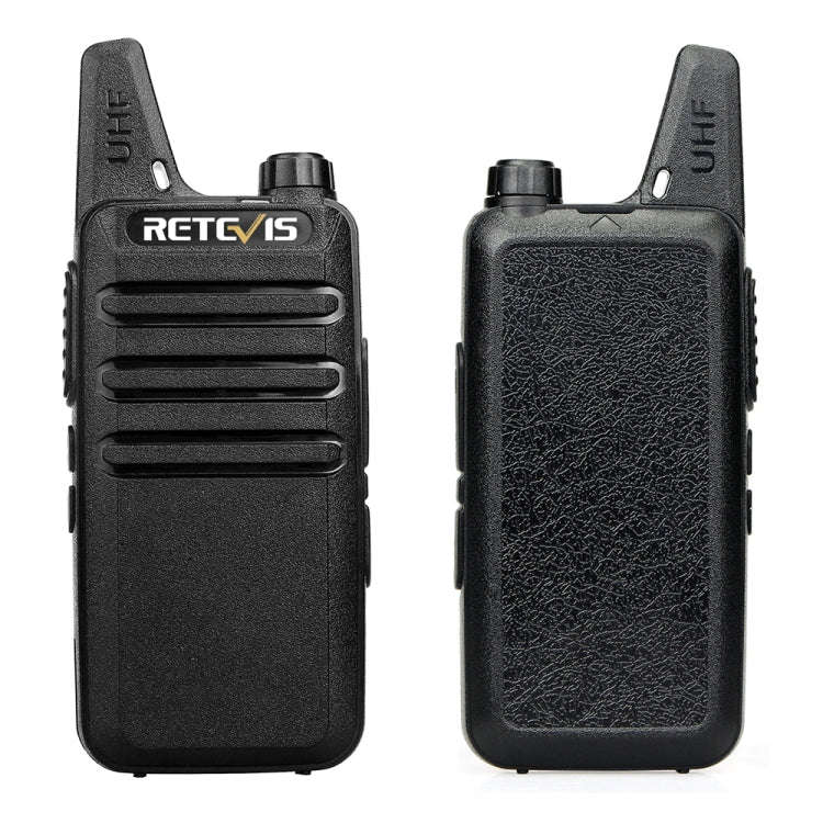 RETEVIS RT22 Hotel Mini Charging Two-Way Wireless Intercom Walkie Talkie(US Frequency with Plug)