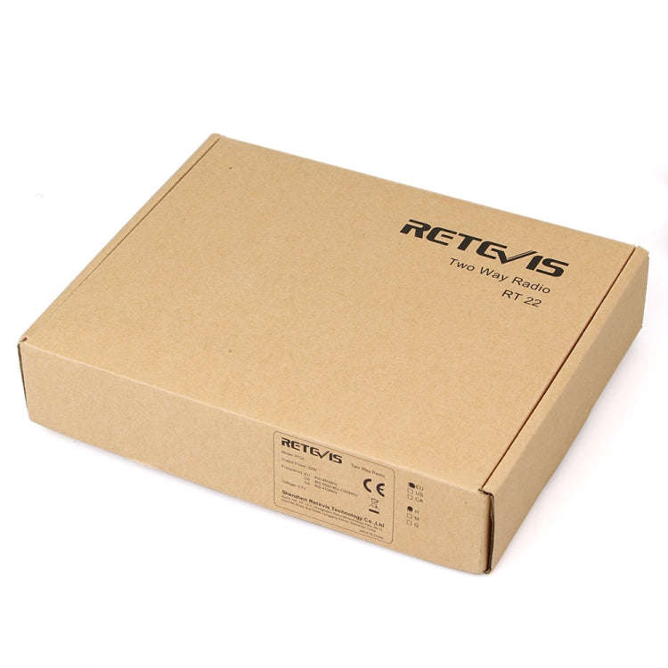 RETEVIS RT22 Hotel Mini Charging Two-Way Wireless Intercom Walkie Talkie(US Frequency with Plug)