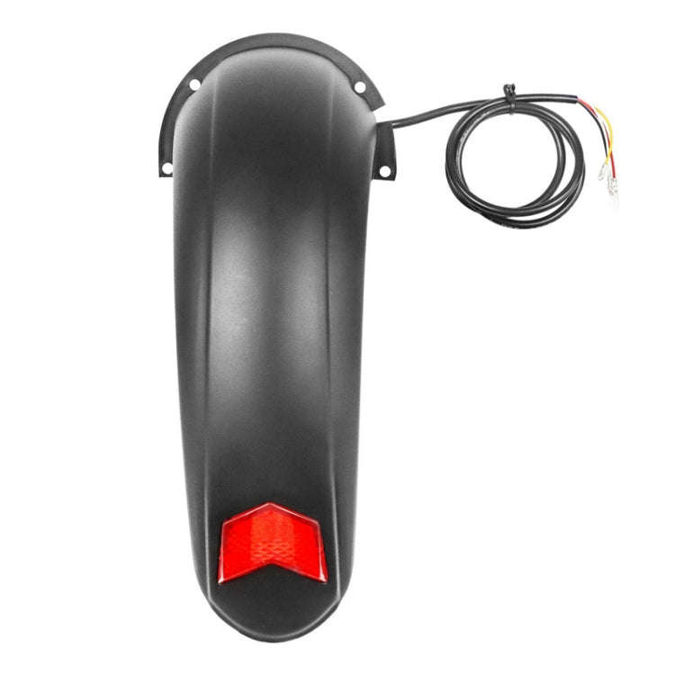 AIMITE For 10 Inch KUGOO M4 Electric Scooter Rear Fender Accessories With Tail Light(Black)