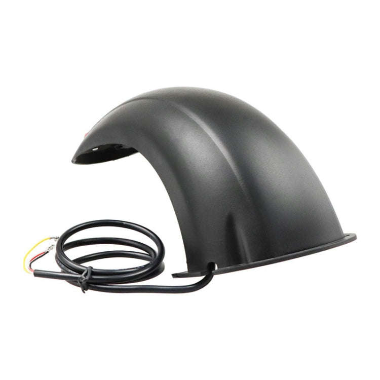 AIMITE For 10 Inch KUGOO M4 Electric Scooter Rear Fender Accessories With Tail Light(Black)