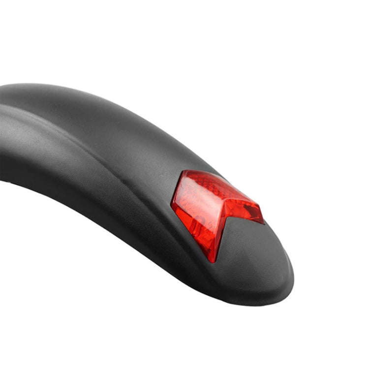 AIMITE For 10 Inch KUGOO M4 Electric Scooter Rear Fender Accessories With Tail Light(Black)