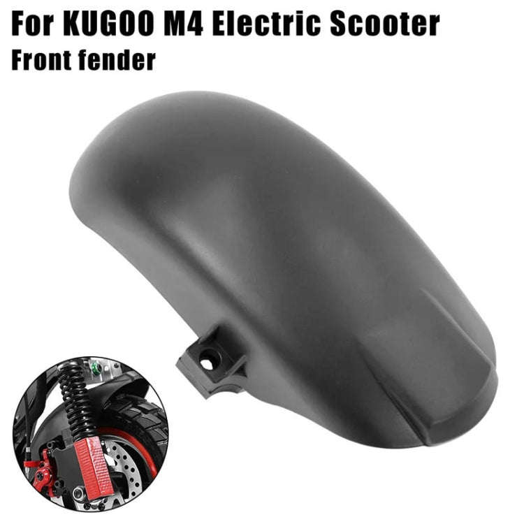 AIMITE For 10 inch KUGOO M4 Electric Scooter Front Fender Water Baffle(Black)