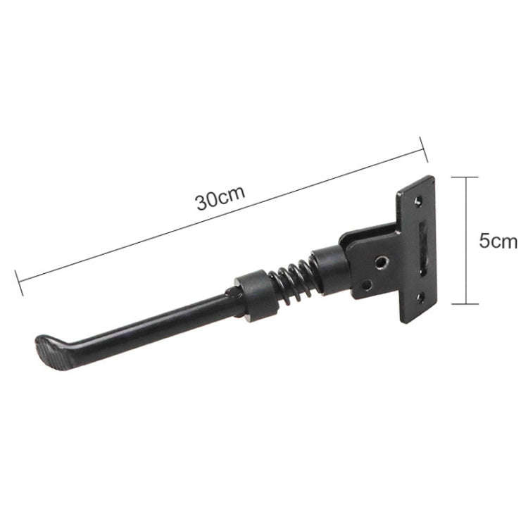 AIMITE For 10 Inch KUGOO M4 Electric Scooter Metal Foot Support Bracket Parking Kickstand(Black)