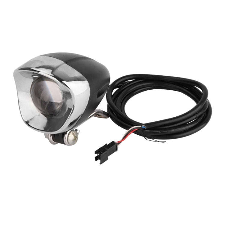 For KUGOO M5 AIMITE Electrical Scooter Front Headlight Warning Lights(Black)